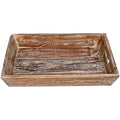 Sandy Brown Wooden Decorative Farmhouse Tray A877