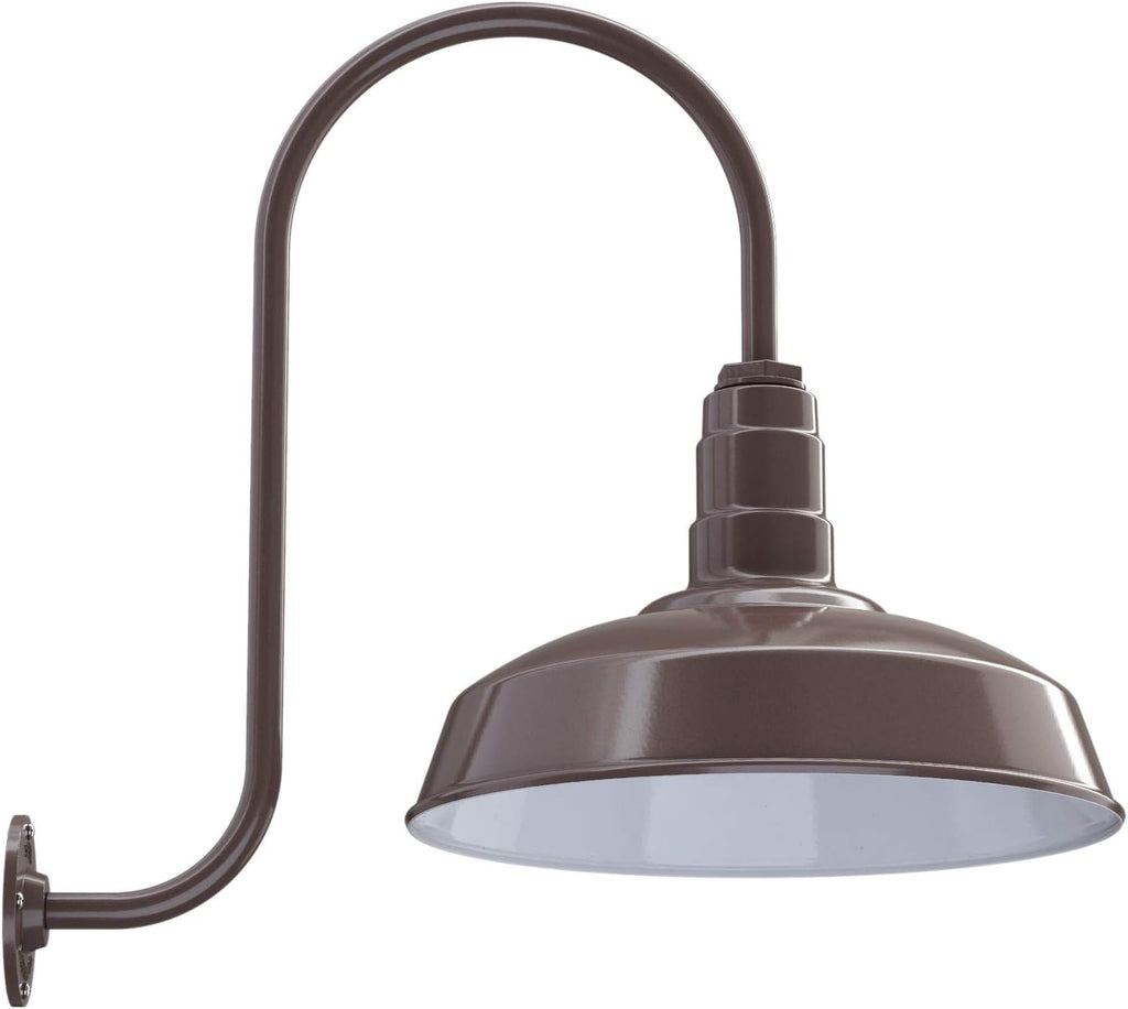 Matte Black Outdoor Barn Light Y904171