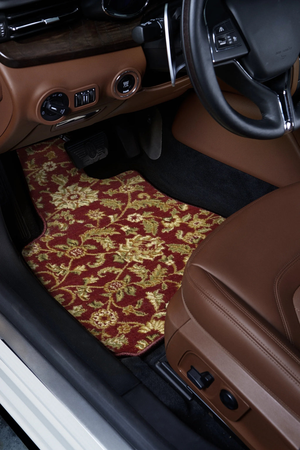 Red Oriental Car Mats G79942