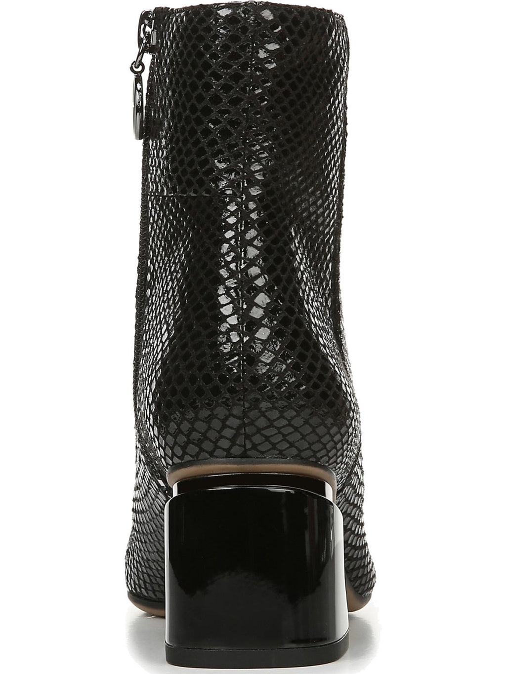 Leather Block Heel Ankle Boots V2990
