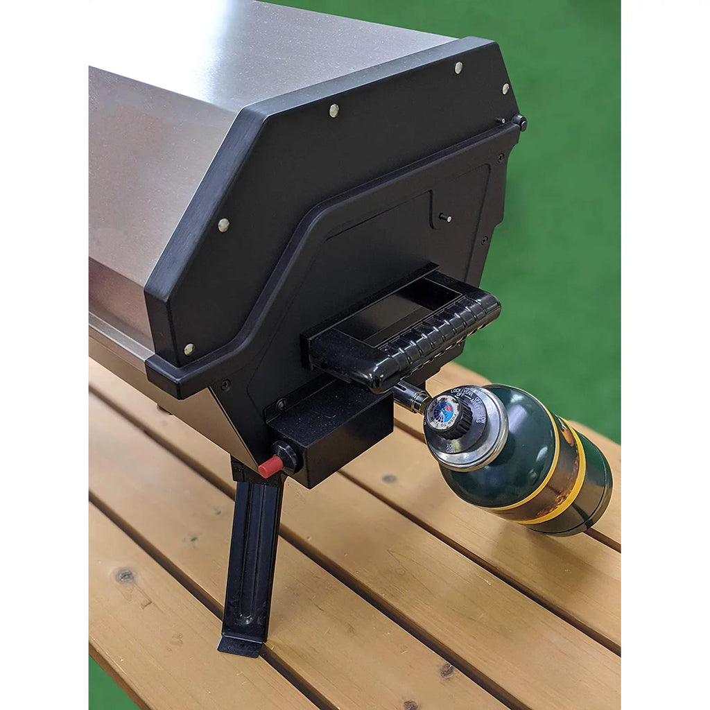 14,000 BTU Portable Propane Gas Grill with Grease Pan H984324