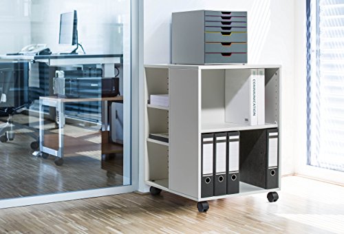 Gray 10 Drawer Desktop Drawer Set Q13956