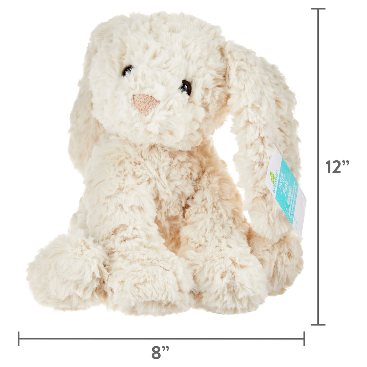 White Plush Bunny U6313