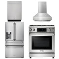 30 Gas Range, Range Hood, Refrigerator with Water and Ice Dispenser, Dishwasher S64871