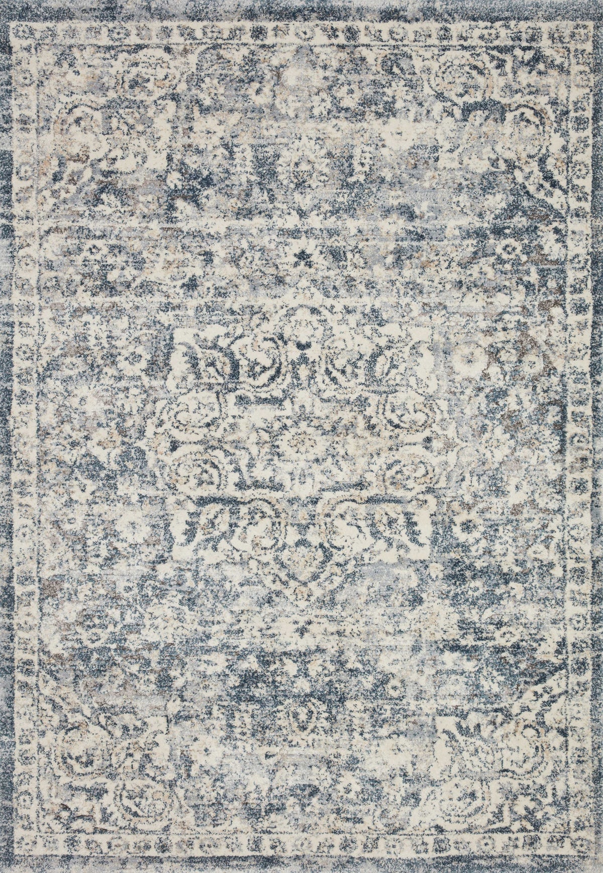 Ivory Blue 9'6 x 13' Rug J76711