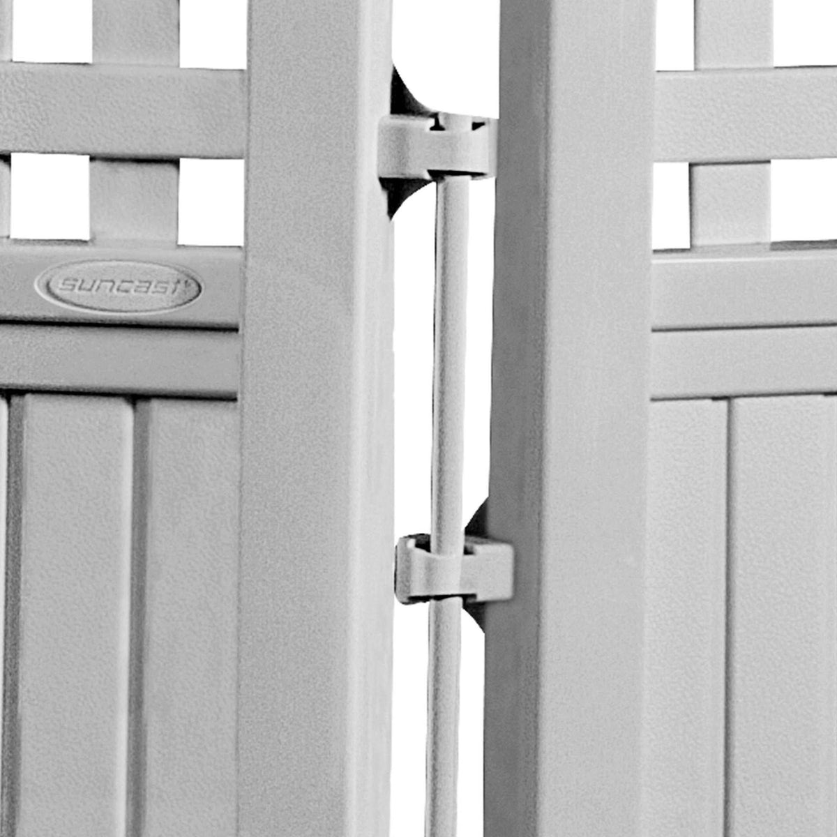 White 4-Piece Outdoor Screen Enclosure Set C695856