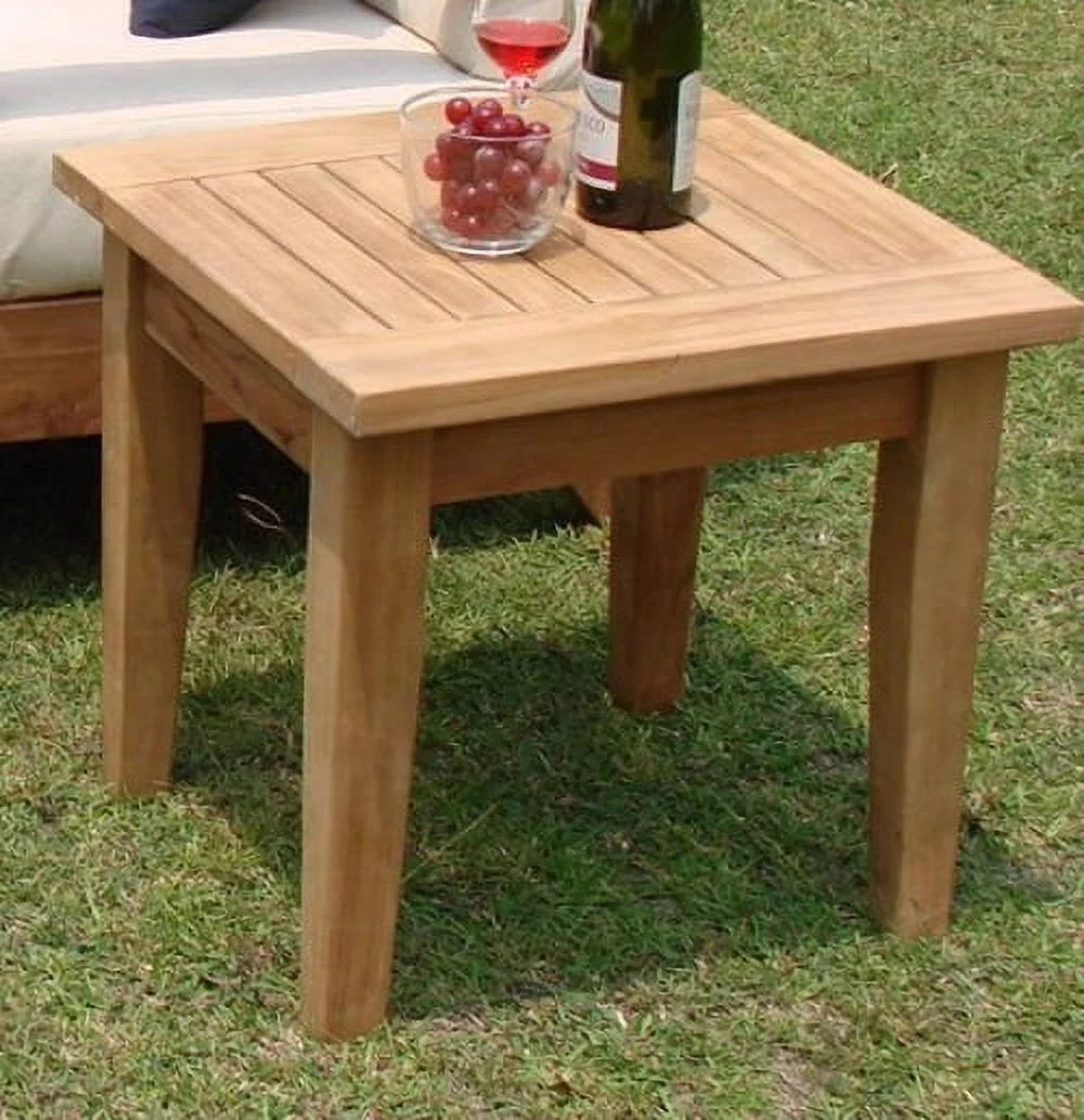 Grade-A Teak Wood 26" Square Side Table I822010