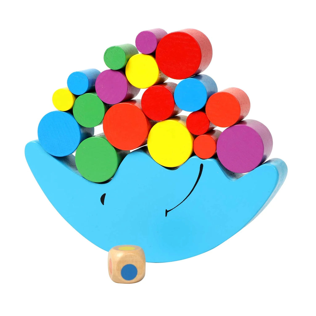 Wooden Baby Toys Balance Stacking Blocks Educational Toys M94446