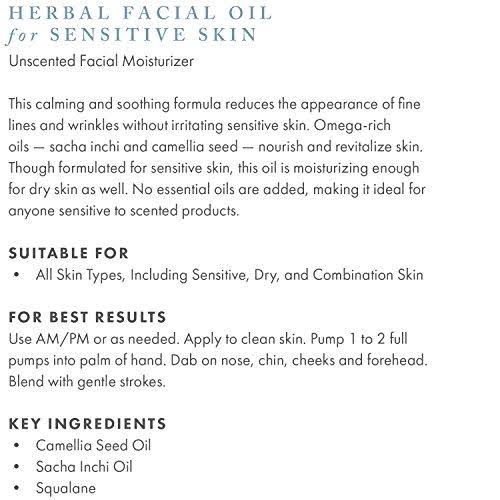 Unscented Herbal Facial Oil 15ml Y208