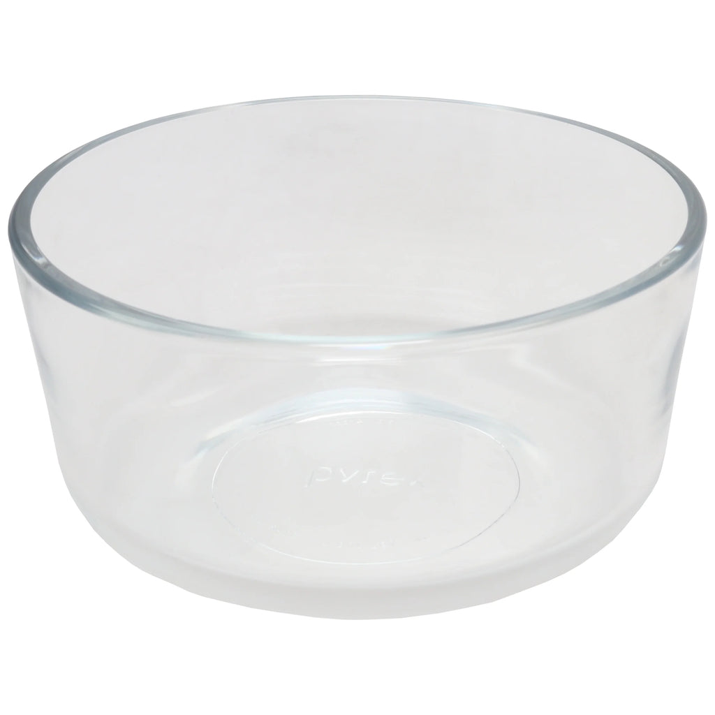 Clear Glass 4-Cup Food Storage Bowl with Lid W399