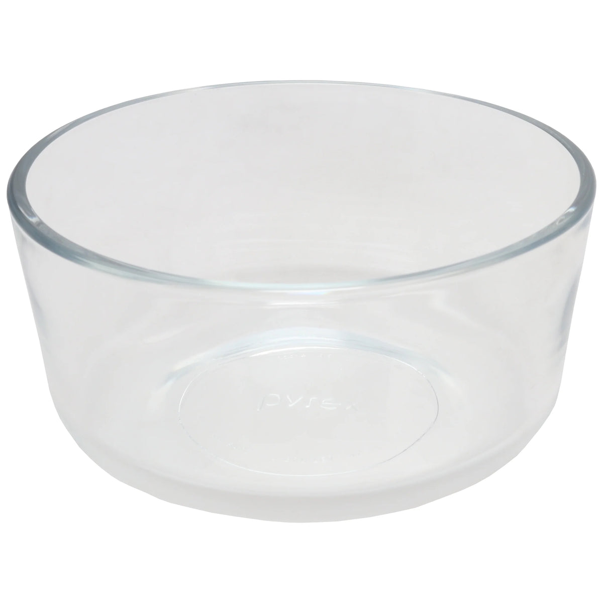 Clear Glass 4-Cup Food Storage Bowl with Lid W399