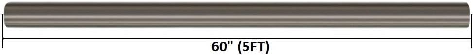 Stainless Steel Straight Exhaust Pipe 2" OD 5' Long Pack of 2 Z45801