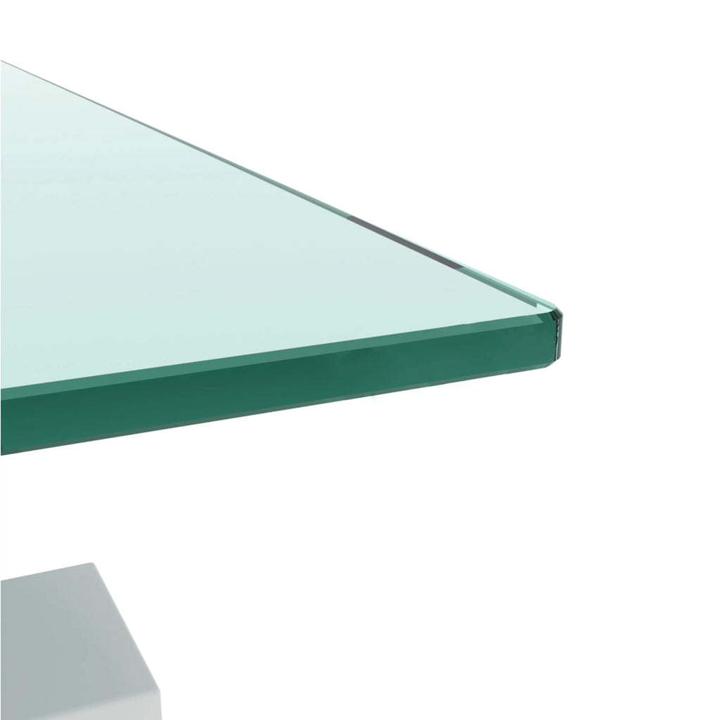 White Glass Coffee Table J704
