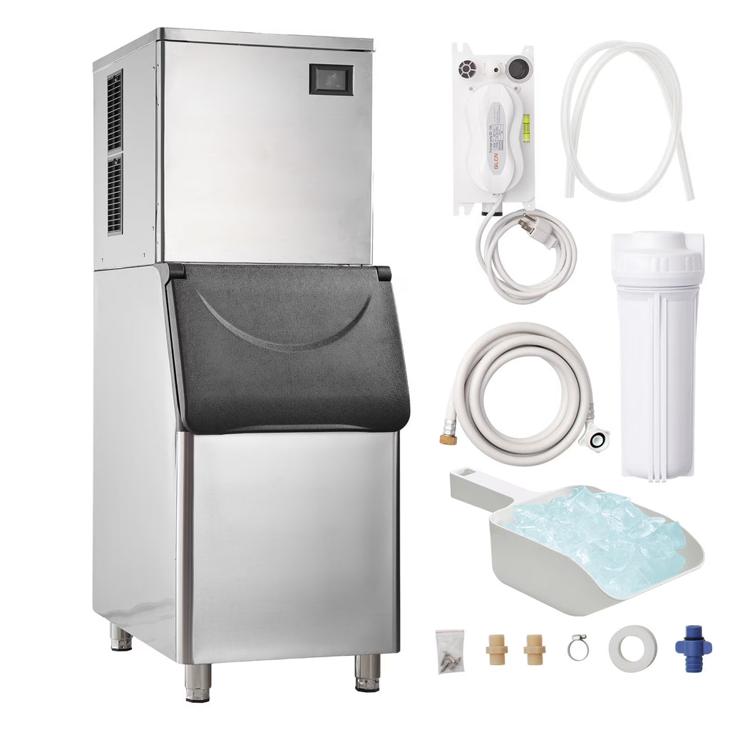Commercial Ice Maker with 30.7 lb Storage Container Z9379