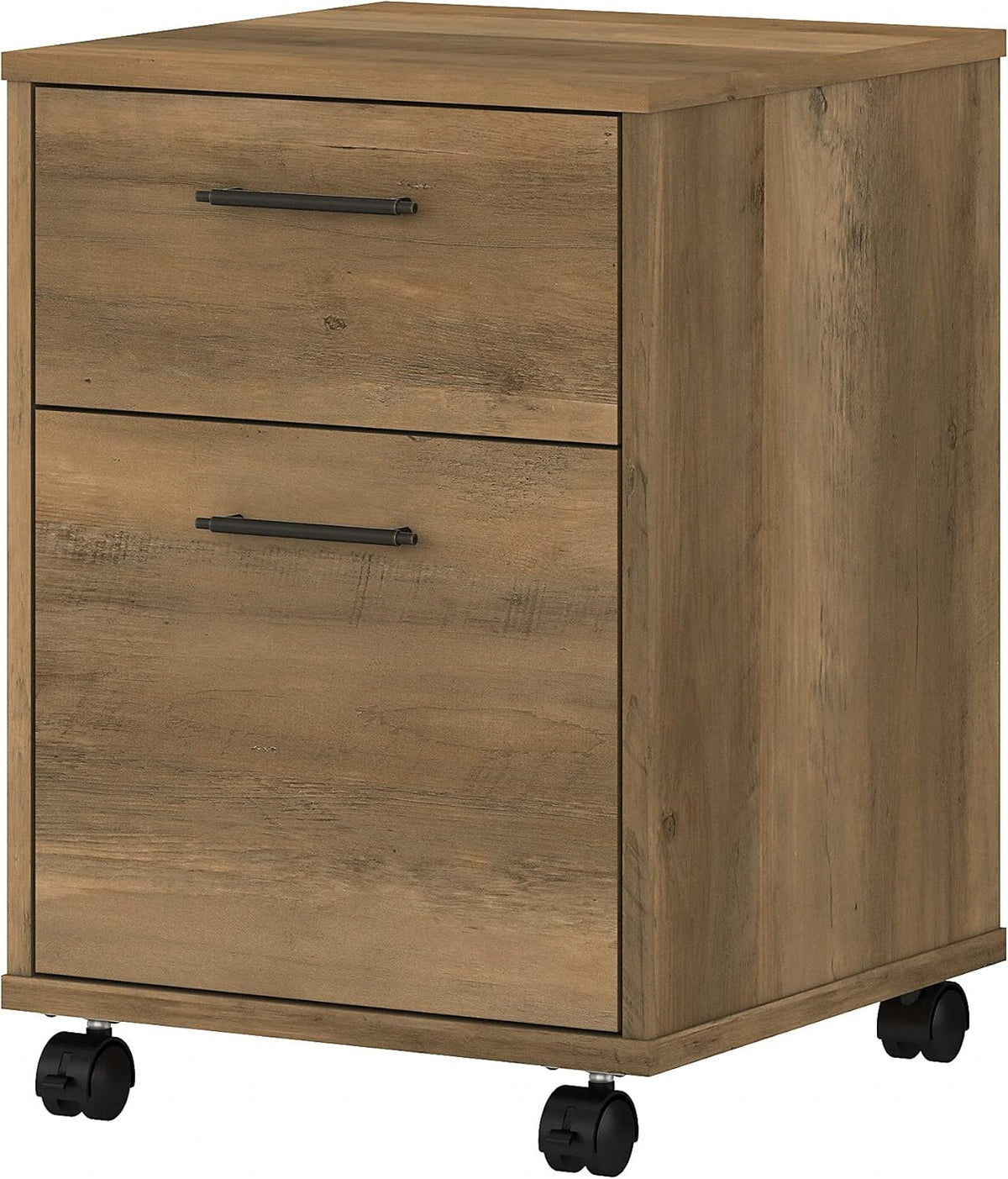 2 Drawer Mobile File Cabinet, Reclaimed Pine R364305