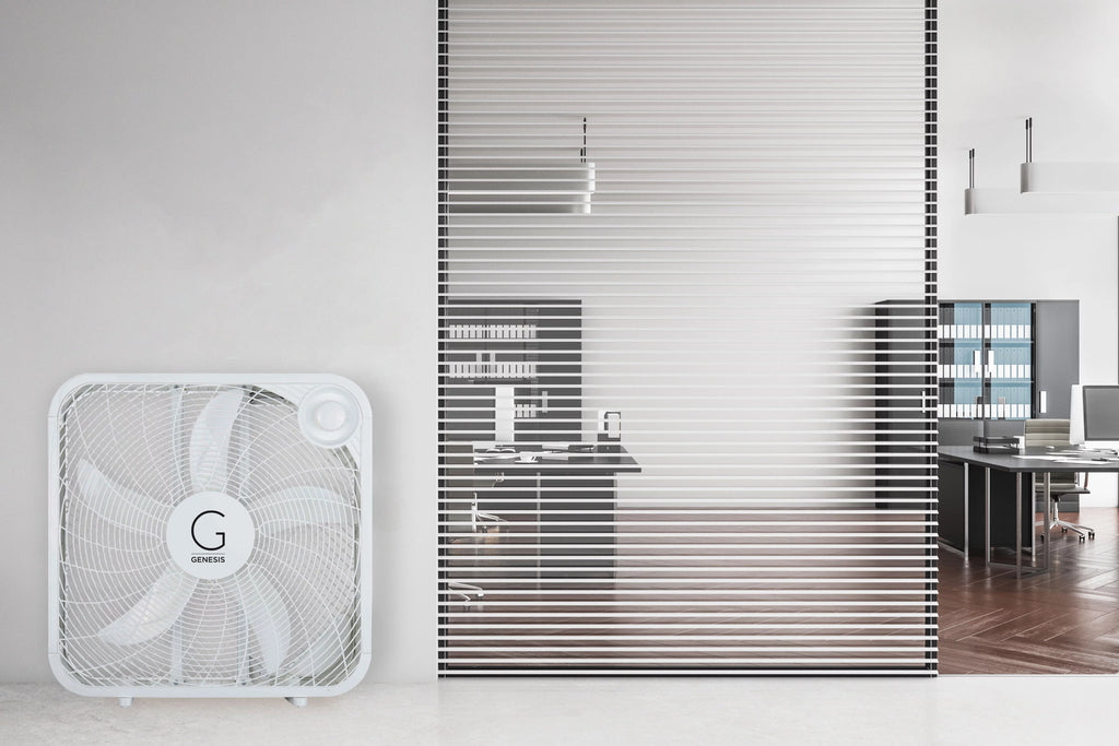3 Speed Box Fan White U5395