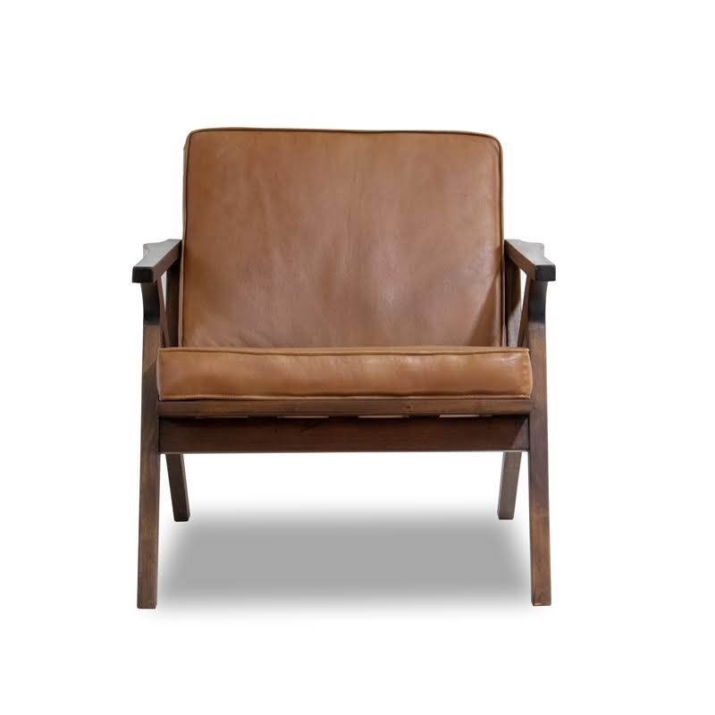 Leon Cognac Tan Leather Accent Chair H265492