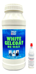 White Gelcoat Quart with 15cc Hardener D697355
