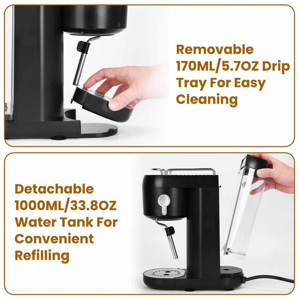 Espresso Machine with Milk Frother System H713409