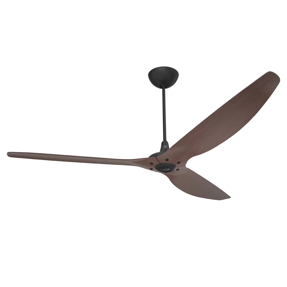 84 Ceiling Fan with Cocoa Bamboo Blades and Black Finish X4429