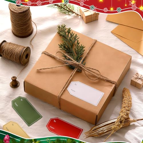 3 Colors Gift Tag Stickers J134715