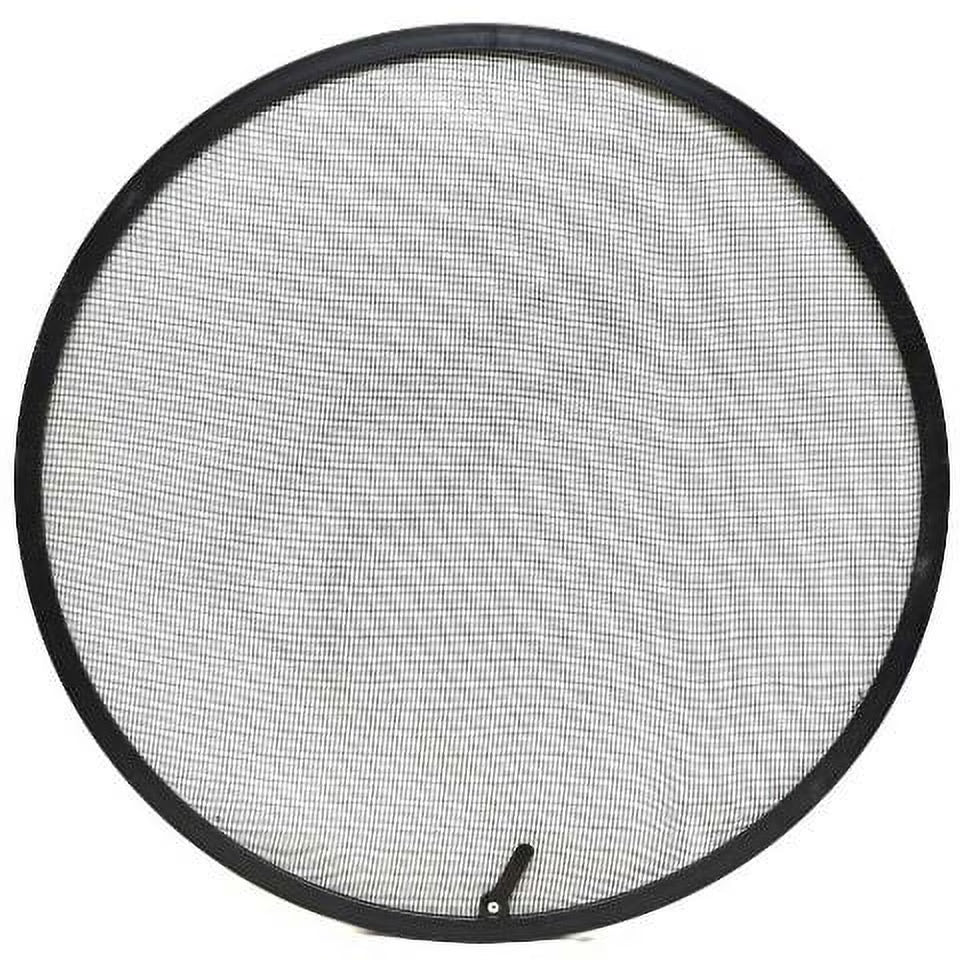 Black 20 Inch Boat Round Hatch Screen B130