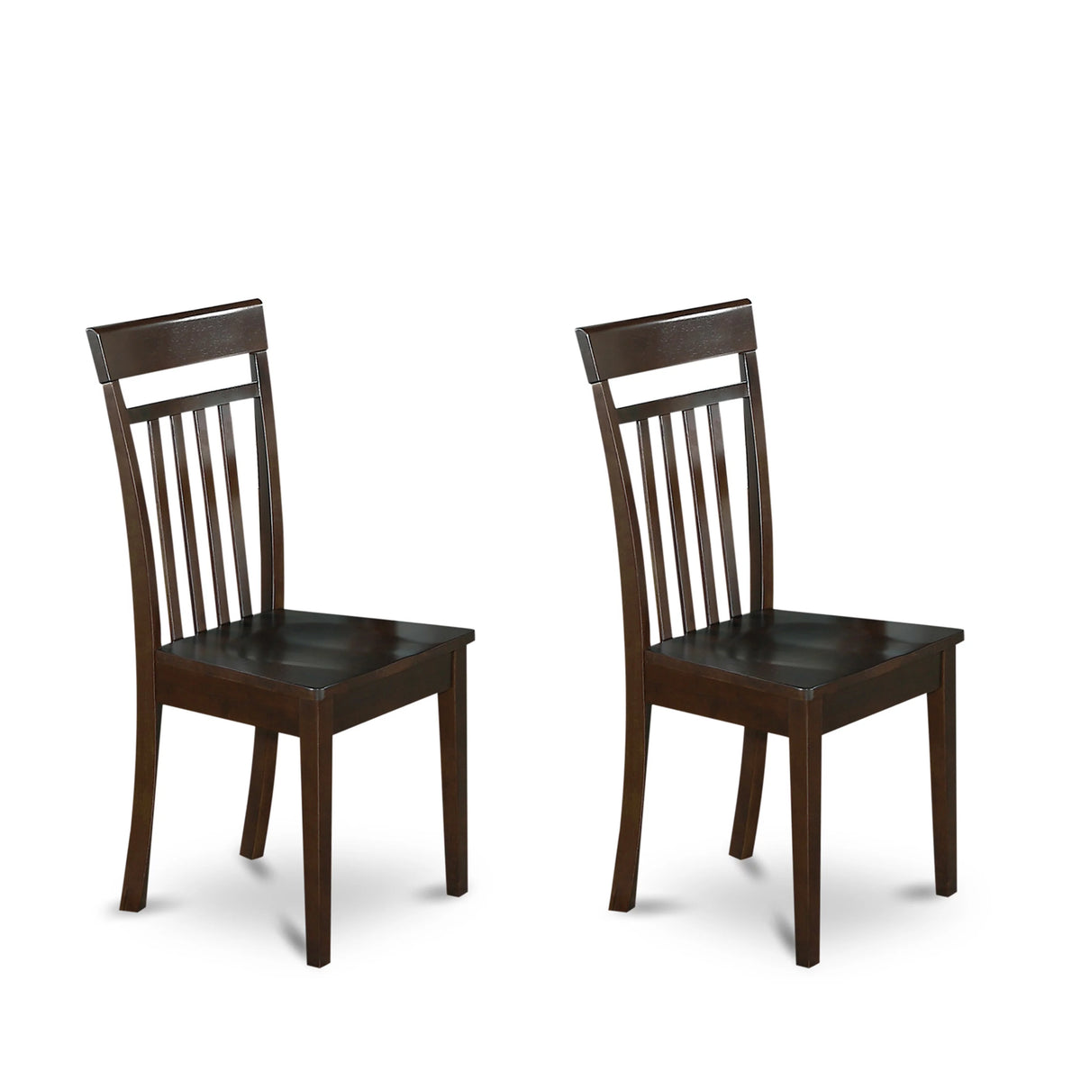 9-piece Cappuccino Dining Set with Wood Chairs B550669