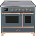 Blue Grey Copper Trim Induction Range Y538186