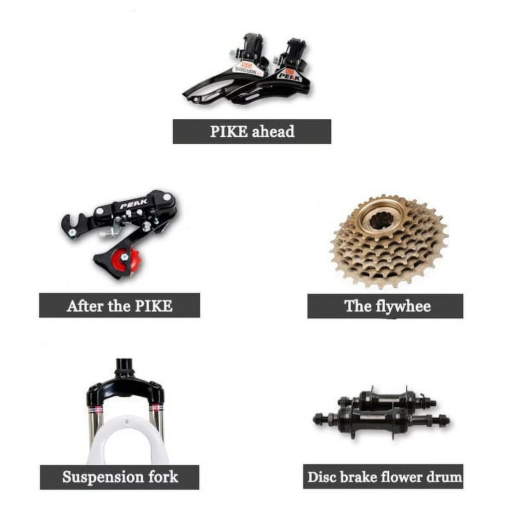 26-Inch Wheels 21 Speed Dual Disc Brake Mountain Bike O9433
