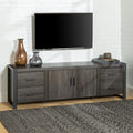 Metal and Wood TV Stand up to 78" Charcoal K4251