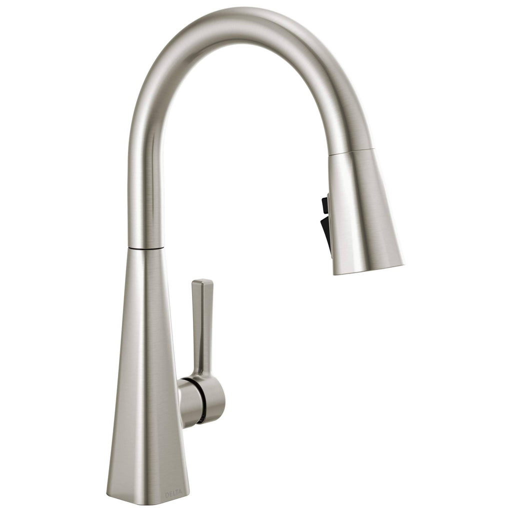 Single-Handle Pull-Down Kitchen Faucet, SpotShield Stainless C867