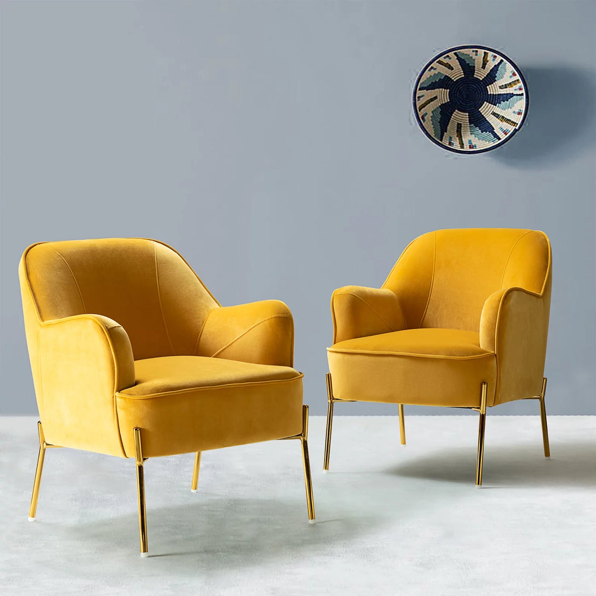 Pink Velvet Upholstered Accent Chair K1350