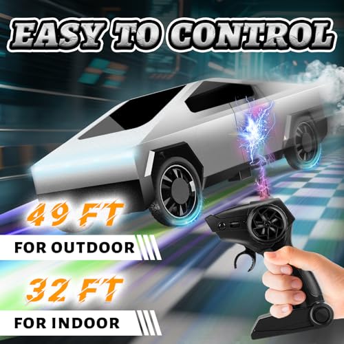 1:14 Remote Control Pick-up Truck with Light and Loadspace A86409