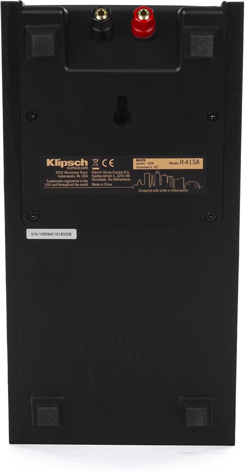 Black Speaker Set of 2 Q857