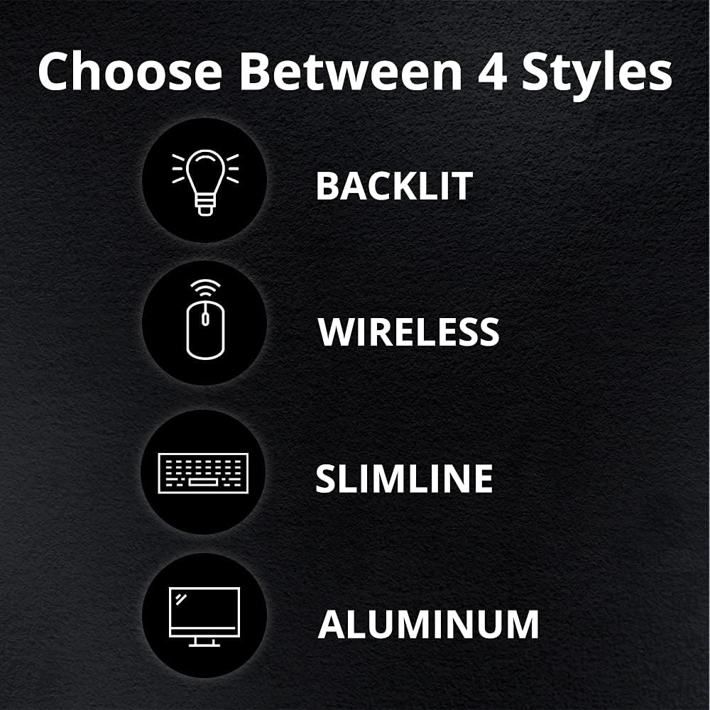 Slimline Editing Mechanical Keyboard for Windows PC B203