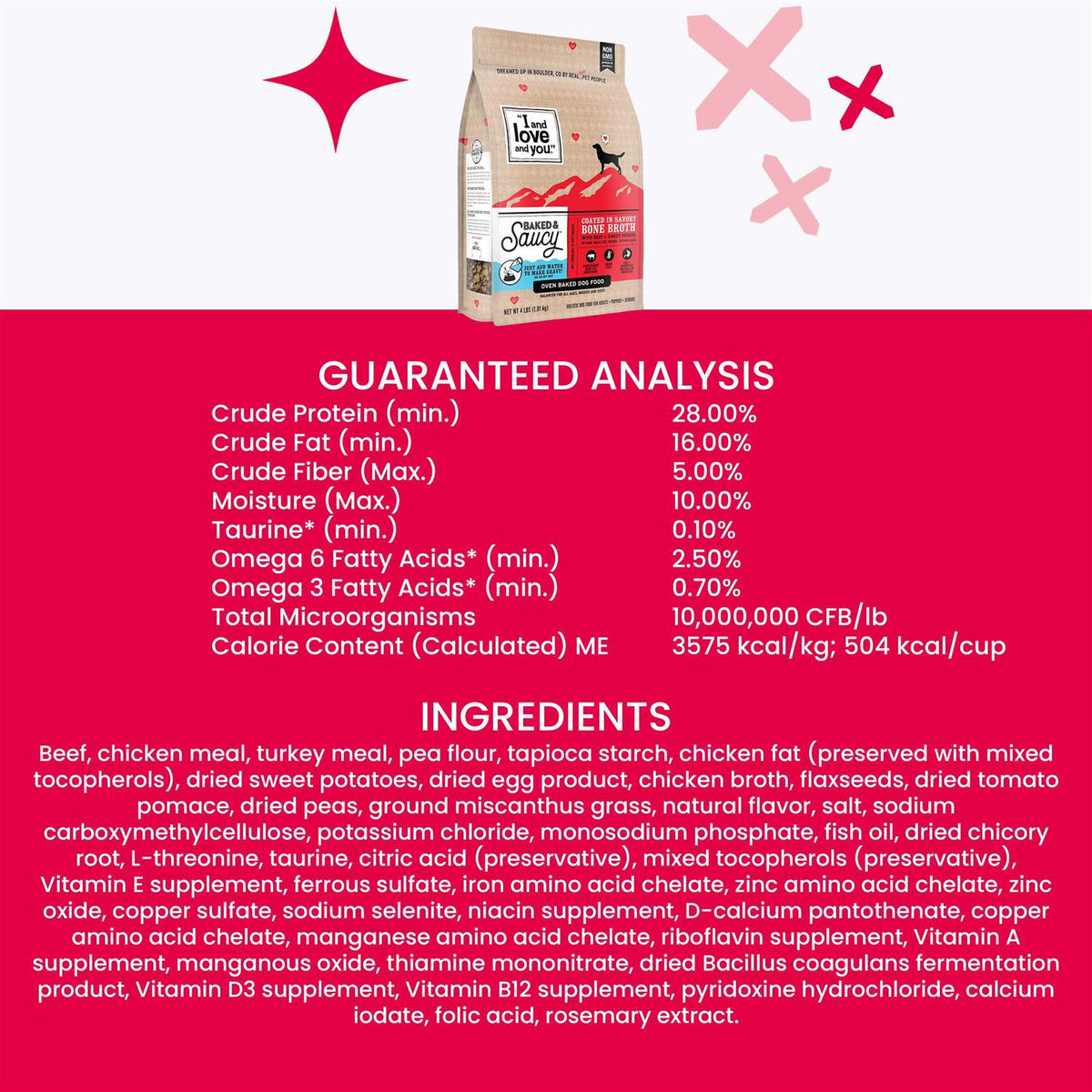 Baked Beef & Sweet Potatoes Dry Dog Food G382911