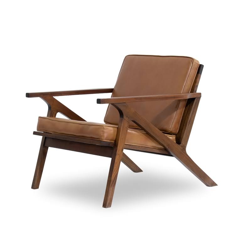 Leon Cognac Tan Leather Accent Chair H265492