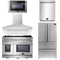 48 Gas Range, Range Hood, 36 Refrigerator, Dishwasher, Microwave Drawer J4681