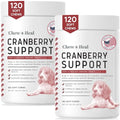 120 Cranberry Soft Chew Dog UTI Treatment Supplements with Echinacea and Vitamin C Y1013