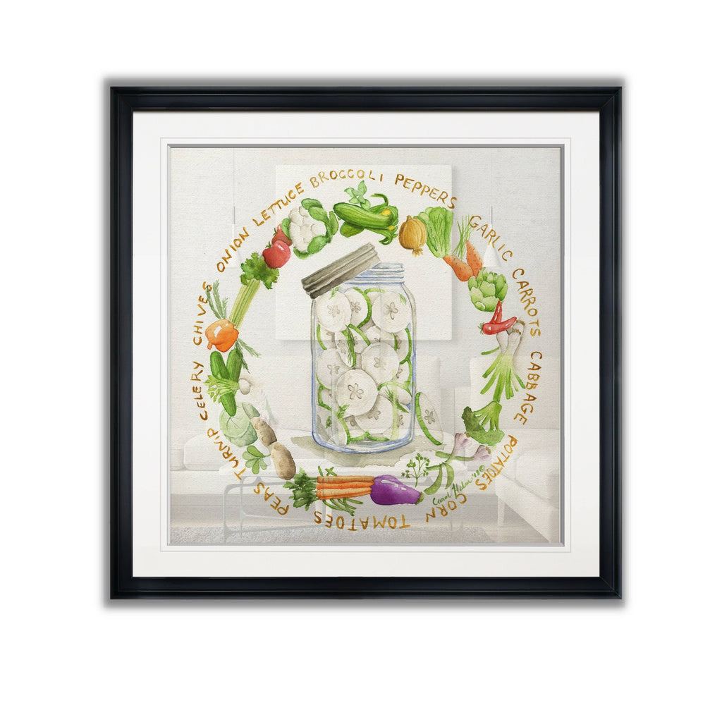 Framed Giclee Print 22X22 A987