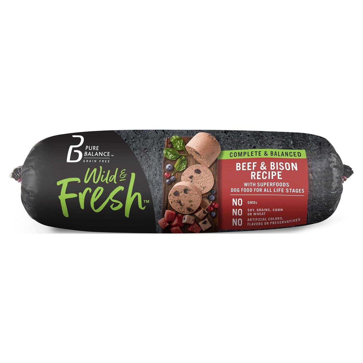 Wild & Fresh Beef & Bison Dog Food X2810