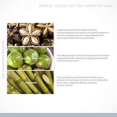Unscented Herbal Facial Oil 15ml Y208