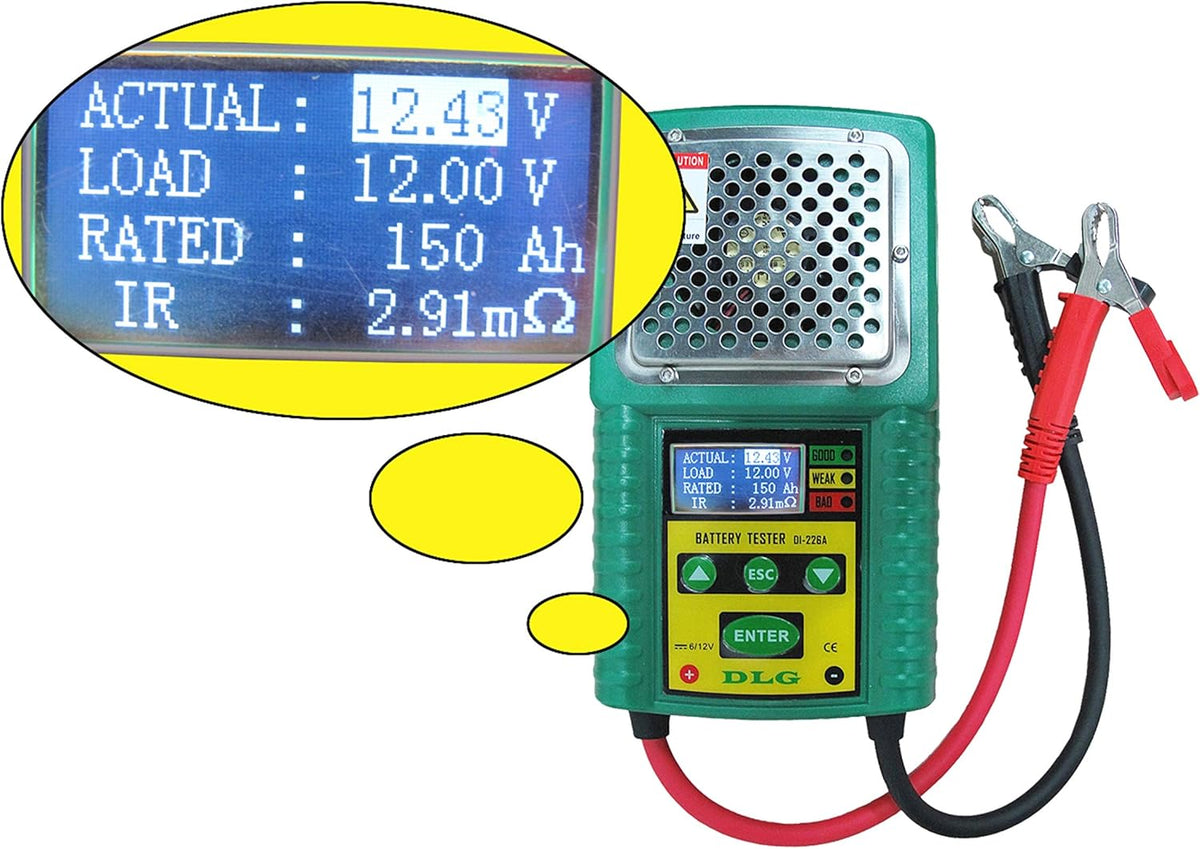 LCD Indication Lead-Acid Battery Tester G9014