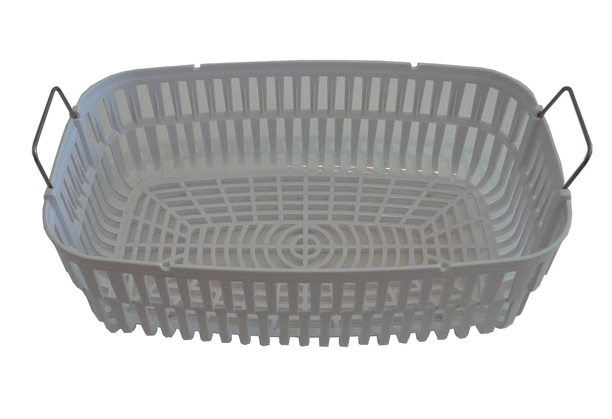 Commercial Ultrasonic Cleaner, 2.5L, White, Plastic Tray, 110V B7228