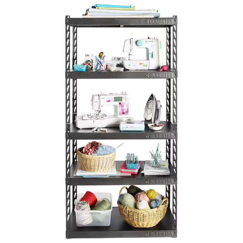 5-Tier Steel Garage Storage Shelving Unit K332