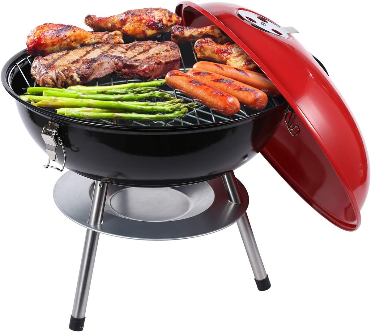 Charcoal Grill 14 Inch Portable Small BBQ Grill G45891