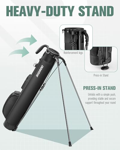 Lightweight Golf Stand Bag with 2 Way Dividers B601