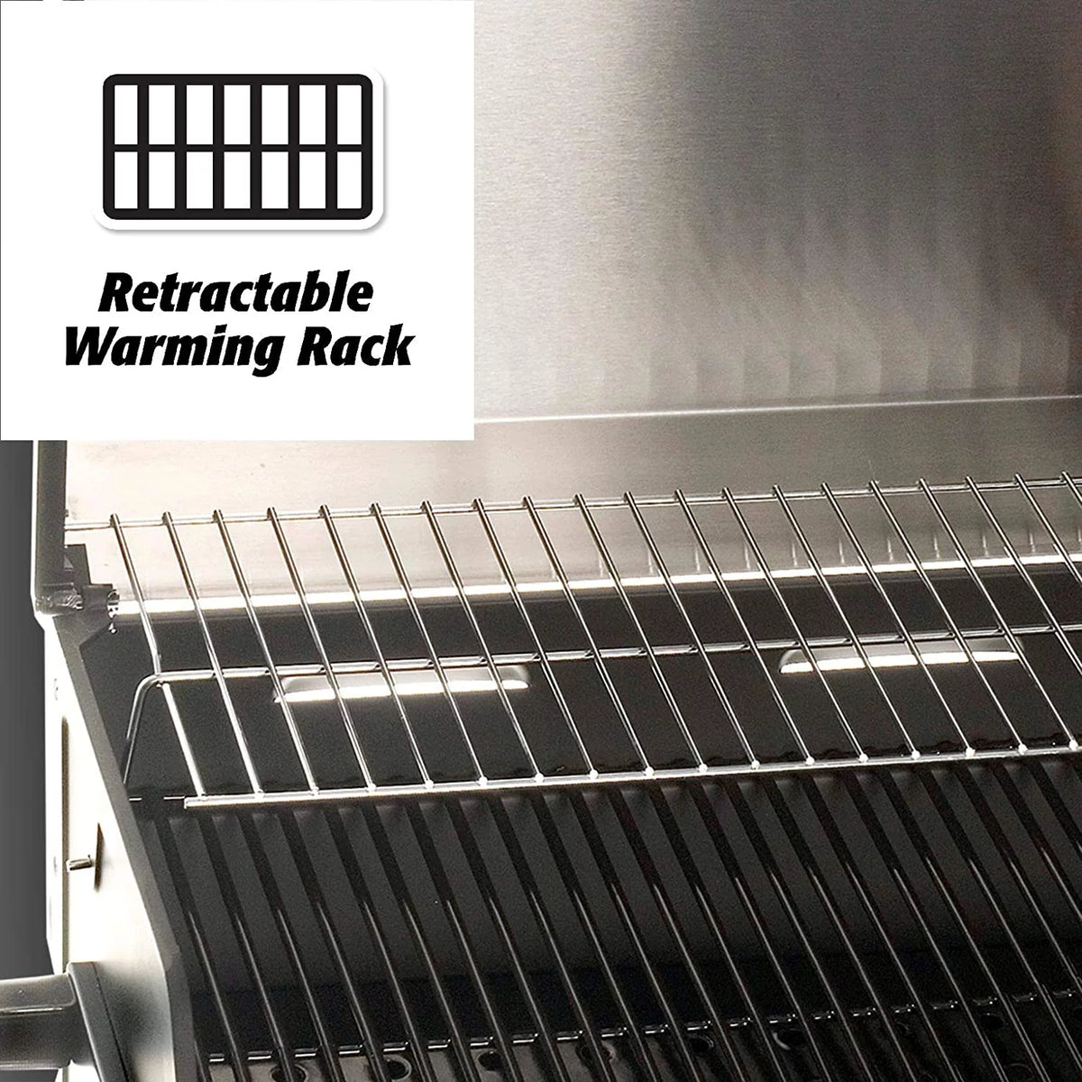 14,000 BTU Portable Propane Gas Grill with Grease Pan H984324