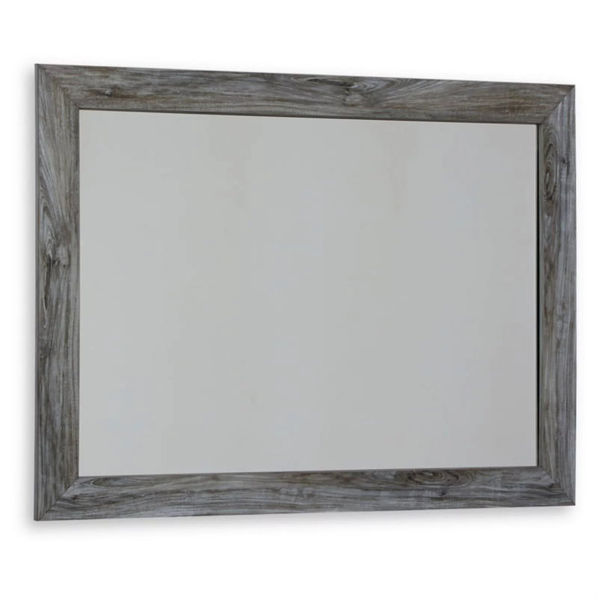 Wood Bedroom Mirror in Smoky Gray U219