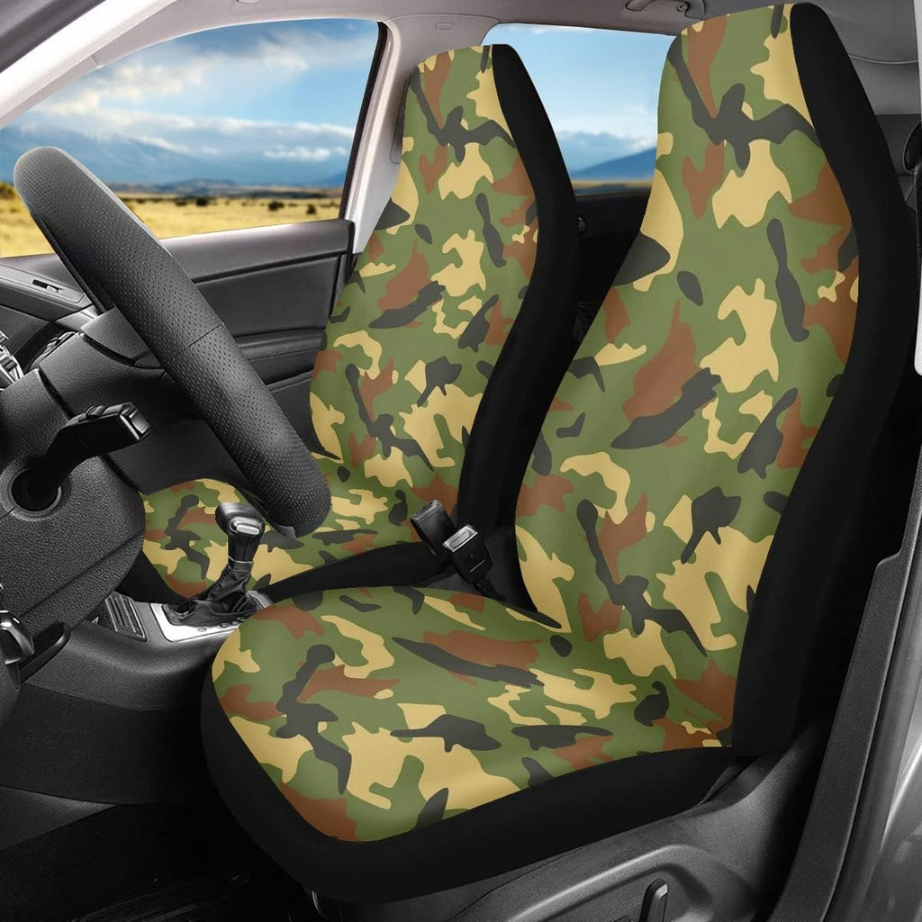 Leopard Print Car Seat Covers, Pack of 2 V121791